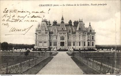 CPA Chaource Le chateau De La Cordeliere Facade Principale