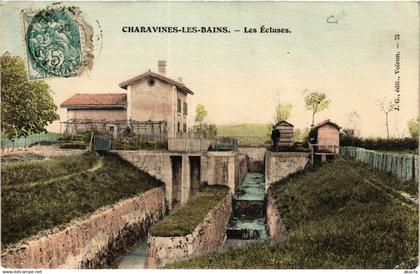 CPA CHARAVINES-les-BAINS - Les Ecluses (392257)