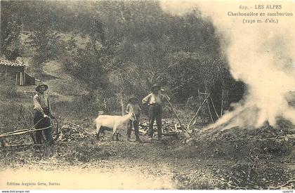 REPRO Les Alpes Charbonniere en Combustion (1250 m d'Alt)