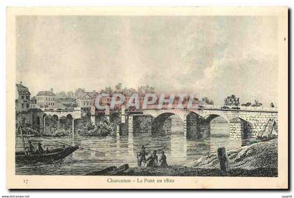 CPA Charenton Le Pont en 1820