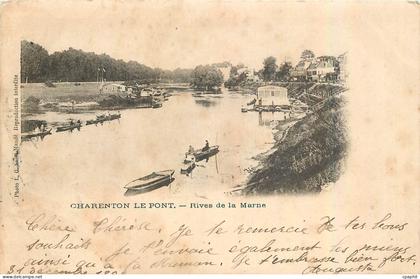 CPA Charenton le Pont Rives de la Marne