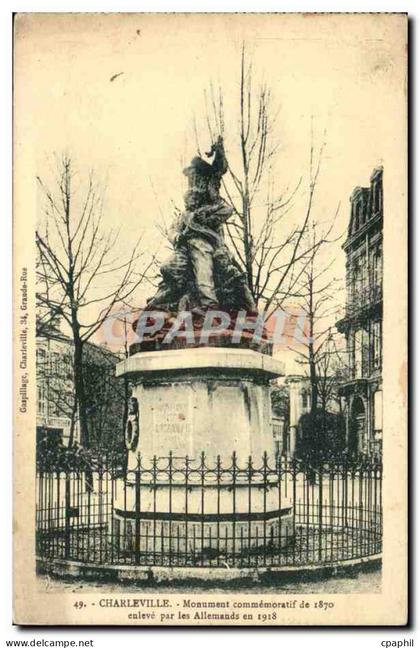 Charleville - Monument aux Morts - CPA