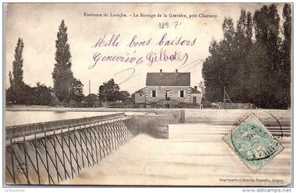 89 CHARMOY - barrage de la gravière.