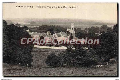CPA Chars Panorama Vue Prise De La cote de Gisors