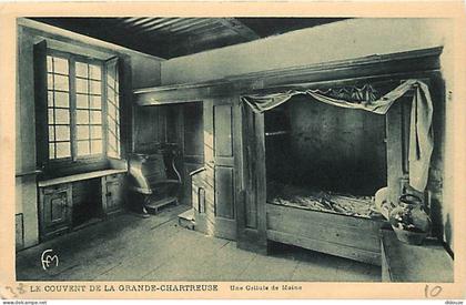 38 - La Grande Chartreuse - Couvent de la Grande-Chartreuse - Cellule d'un Moine - CPA - Voir Scans Recto-Verso