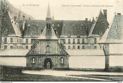 Carte Postale - 38 - La Grande Chartreuse - Couvent de la Grande Chartreuse - entrée principale - CPA - Voir Scans Recto