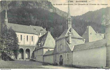 Carte Postale - 38 - La Grande Chartreuse - Couvent de la Grande Chartreuse - La Chapelle et l'entrée du Couvent - CPA -