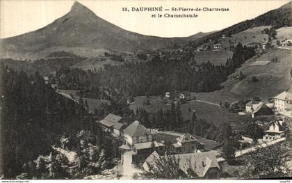 CPA Chartreuse Dauphine St Pierre de Chartreuse et le Chamechaude