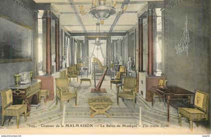 CPA Chateau de la Malmaison la Salon de Musique