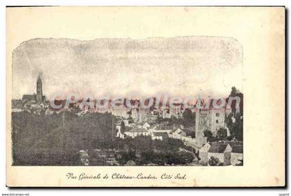 CPA Vue Generale De Chateau Landon Cote Sud