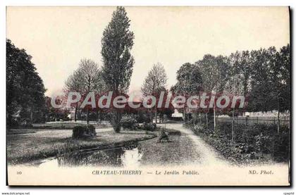 CPA Chateau Thierry le Jardin Public