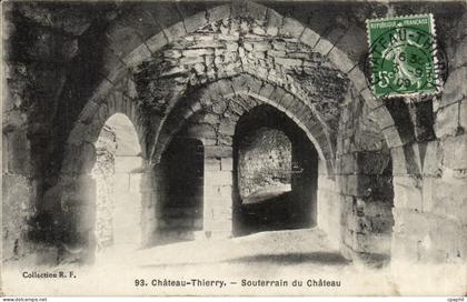 CPA Chateau Thierry Souterrain du chateau