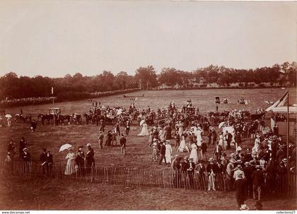 44-CHATEAUBRIANT- 4 PHOTOS COURSES DE CHATEAUBRIANT 1902 A VERIFIER