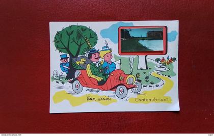 44 - CHATEAUBRIANT - MONTAGE - " BIENS ARRIVES A CHATEAUBRIANT " - - - RARE - - -