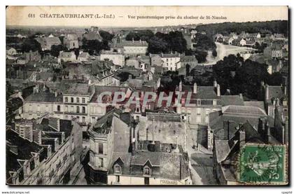 Chateaubriant CPA Vue panoramique prise du clocher de St Nicolas