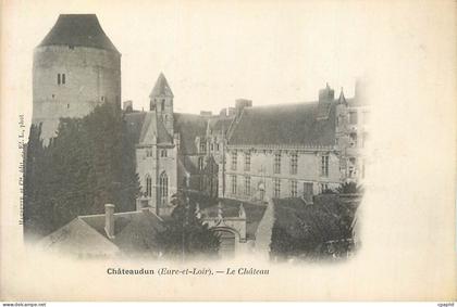 CPA Chateaudun (eure et loir) le château (carte 1900)