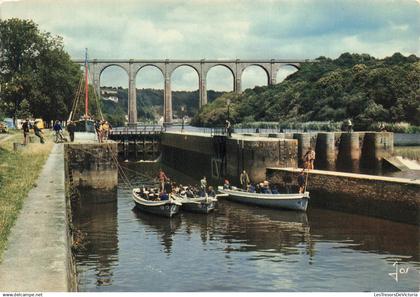 FRANCE - Port Launay - Ecluse maritime - Viaduc - Bateau - Transport - Bois - animé - Edit JOS - Carte postale
