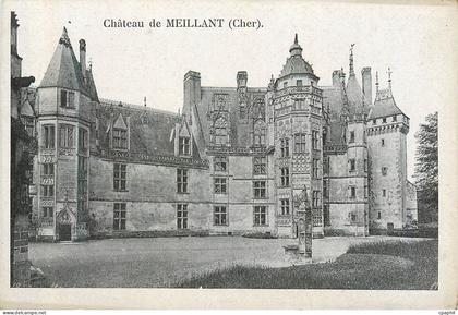CPA Chateau de meillant (cher)
