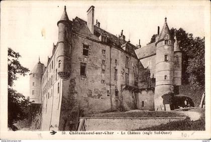 Chateauneuf sur Cher - Le Chateau - CPA