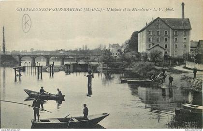 CPA Châteauneuf sur Sarthe 49/175