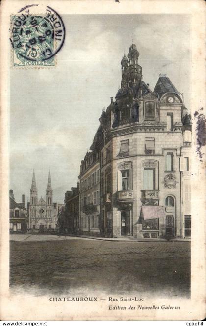 CPA Chateauroux Rue Saint Luc
