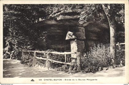 CPA Chatel Guyon Entree de la Source Marguerite