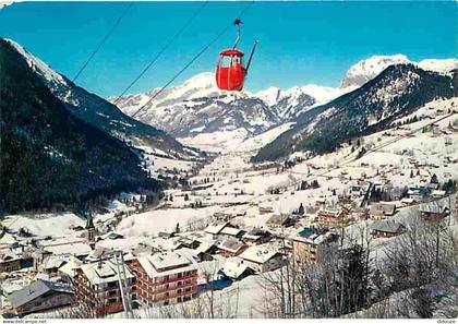 74 - Chatel - Le Télécabine de Super-Chatel - Le Mont Chauffé - Les Cornettes de Bise - Hiver - Neige - Flamme Postale -