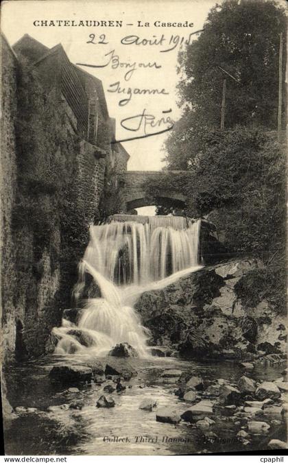CPA Chatelaudren La Cascade