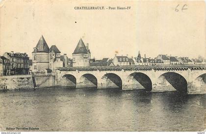 CPA Chatellerault Pont Henri IV