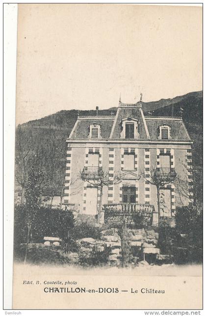 26 // CHATILLON EN DIOIS   le chateau