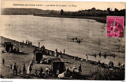 CPA CHATILLON-sur-LOIRE - Les bords de la Loire - La Plage (228113)
