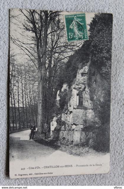 E696, Chatillon sur Seine, promenade de la Douix, Cote d'Or 21