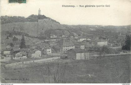 CPA FRANCE 38 "Chatonnay, vue générale"