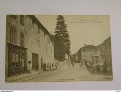 ISERE-CHATONNAY-21-PLACE DE LA BASCULE ANIMEE ED NOEL