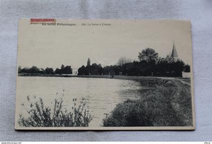 Cpa 1907, la Seine à Chatou, Yvelines 78