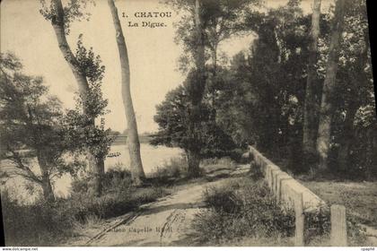 CPA Chatou La Digue