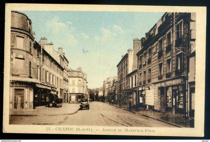 cpa du 78 Chatou - avenue du Maréchal Foch  JU25-18