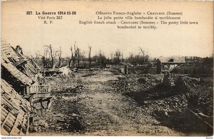 CPA Chaulnes Jolie petite village (1498846)