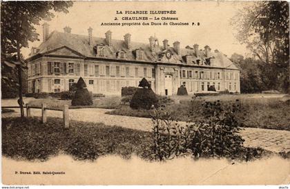 CPA Chaulnes le chateau (1503250)