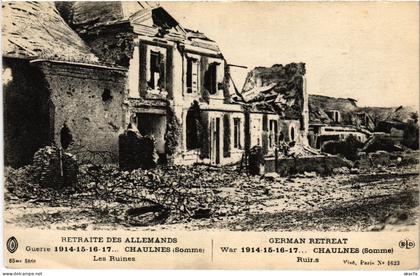 CPA Chaulnes les ruines (1498853)