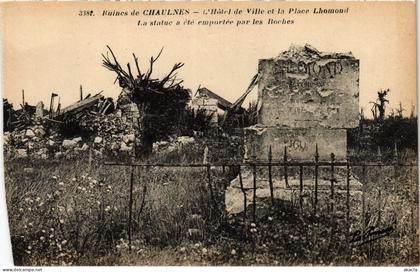 CPA Ruines de Chaulnes Hotel de Ville (1503256)