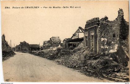 CPA Ruines de Chaulnes vue du Moulin (1503255)