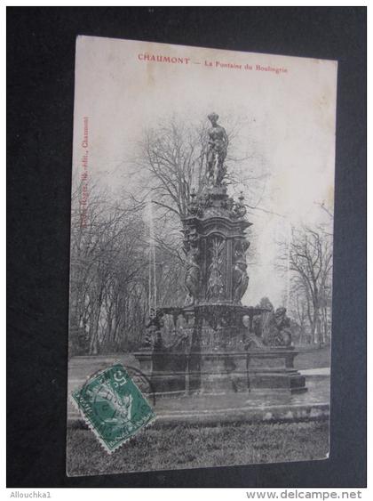CPA :Chaumont la fontaine du Boulingrin ( Haute-Marne )(dont elle est la préfecture)région Champagne-Ardenne