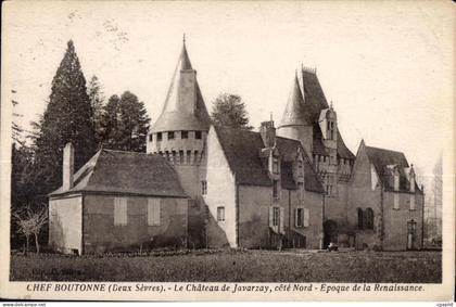 Chef Boutonne - Le Chateau de Javarzay - CPA