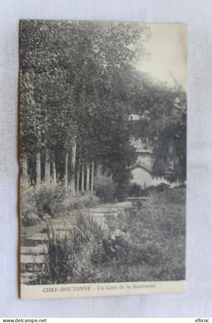 Cpa 1933, Chef Boutonne, un coin de la Boutonne, Deux Sèvres 79