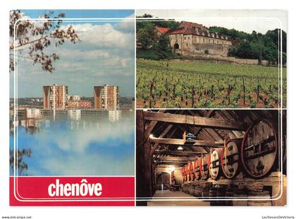 Chenôve, vues de la ville et des vignobles, CPA France