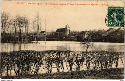 CPA Cheny vue sur l'eglise (1478318)