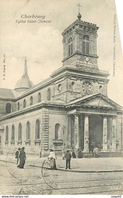 CPA Cherbourg Eglise Saint Clement
