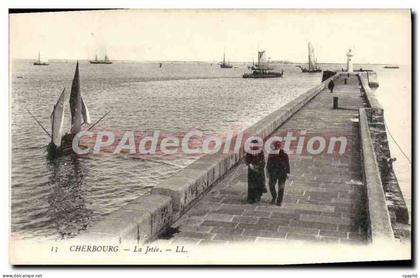 CPA Cherbourg La Jetee
