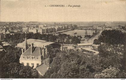 CPA Cherbourg Vue generale